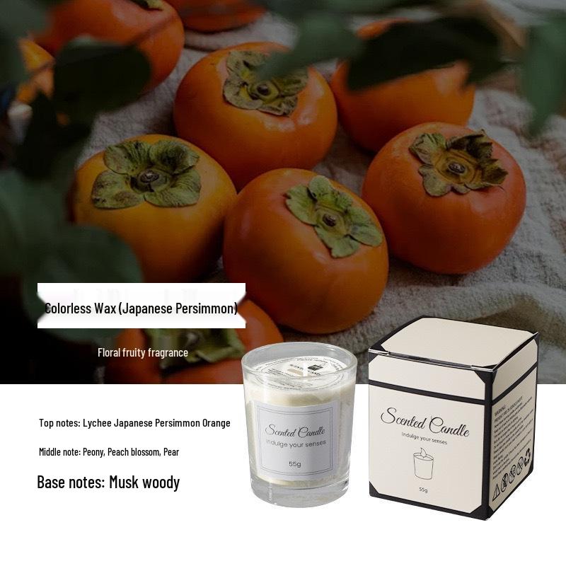 Cross-Border Aroma Candle: Long-lasting Soy Wax in Glass Cup for Home and Hotel Use