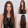 HAIRCUBE 13x6 HD Lace Front Wigs Straight Brown Human Hair Wigs Brazilian Glueless with Baby Hair 24inch