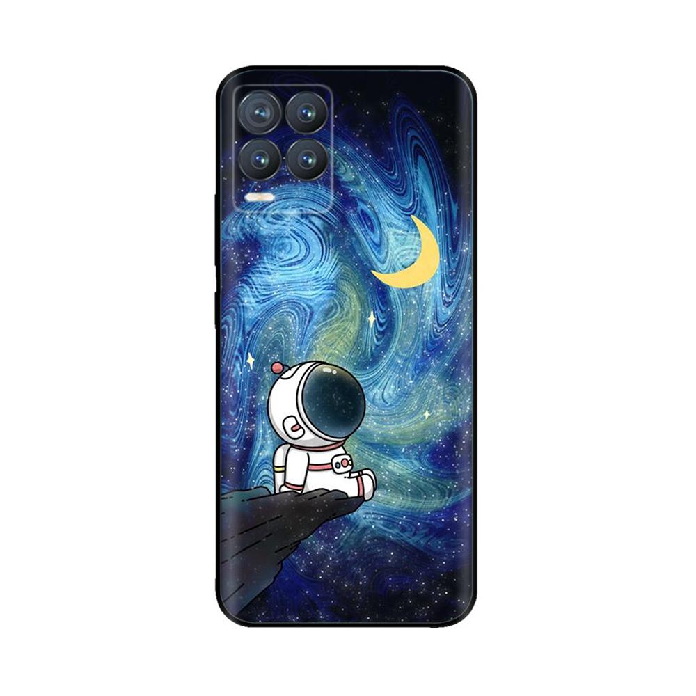 Чехол для Realme 8 Милый Мультяшный Расписной Силиконовый Задний Чехол для Realme 8 Pro 8i Realme8 4G RMX3085 Мягкий ТПУ Чехол для Телефона Coque Etui