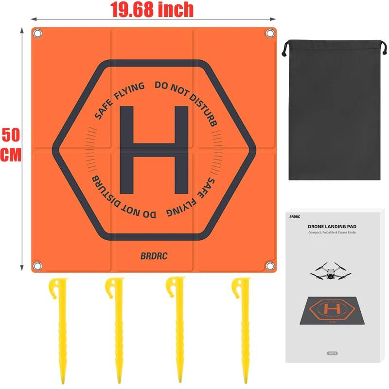 Foldable Landing Pad/Mat for DJI NEO/AVATA 2/Mavic 4 Pro/Air 2/2S Drone Parking Apron for DJI Mini 2/4K/Mavic 2 Spark Phantom