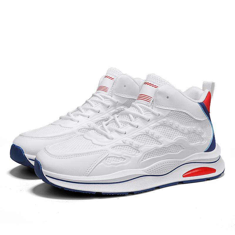 Men'S Breathable Mesh Shoes Summer Out Casual Running Shoes Soft Bottom Comfort Light Fashion Shoes Thick Sole Sneakers