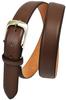 CODEL Genuine Leather Handcrafted In Japan Men's Belt, (Dark Brown)