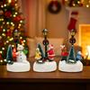Snow View Christmas Street Lamp Ornament Resin Christmas Decor  Holiday Gift