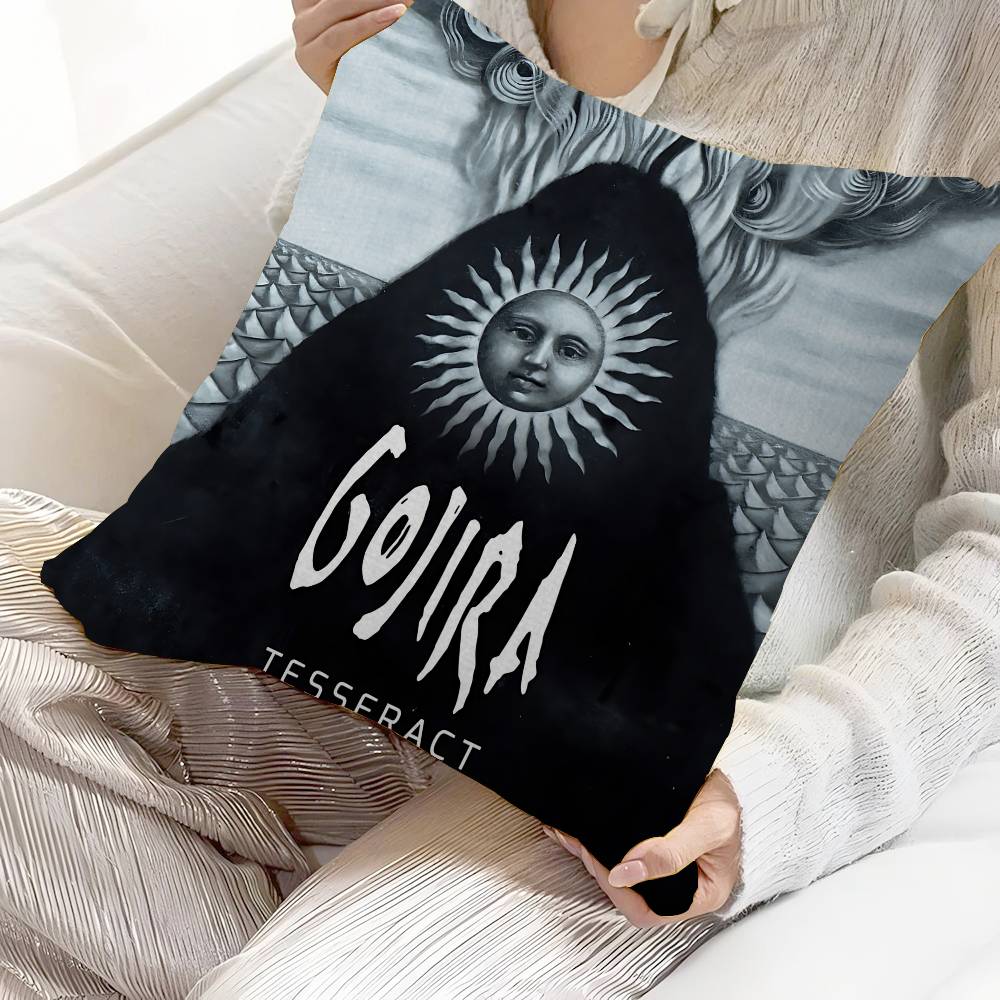 G-Gojira Подушка-бандана Подарок Украшение для дома и офиса Спальня Диван Автомобиль Наволочка Чехол 45x45