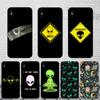 Funny ALIEN Art Design Soft TPU Phone Case For Iphone SE 2020 12 Mini X XR 11 Pro Max 7 6 8 6S Plus Back Cover XS 5 Mobile Shell
