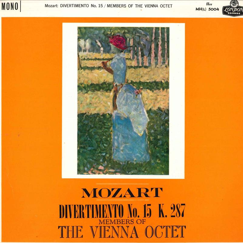 Виниловая пластинка VIENNA OCTET Моцарт Дивертисмент №15 Си-бемоль мажор MH5004 KING 1963 Япония Классическая Б/у