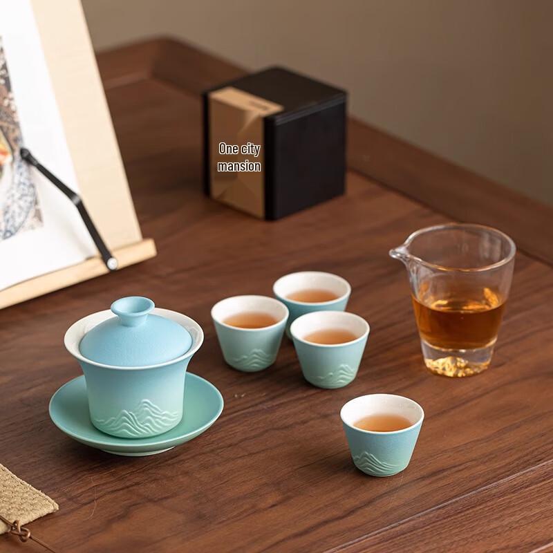 High-End Ceramic Tea Set Gift