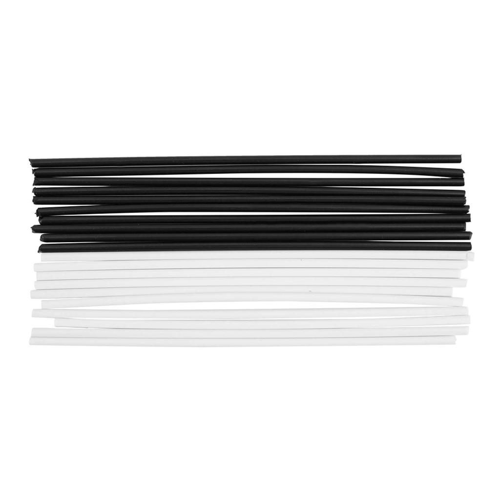 20pcs ABS Guitar Side Dot Position Markers 100mm Length White Black