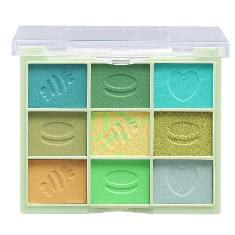 9 цветов матовые блестящие тени для век палитра теней для век Diamond Shimmer телесный блестящий макияж