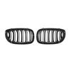 New Look Car Grille Grill Front Kidney Glossy 2 Line Double Slat For E46 Coupe Cabrio 325Ci 330Ci LCI 2 Doors 03-06 Accessories