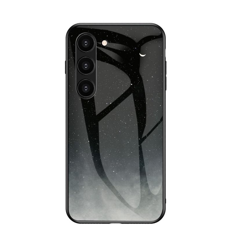 Чехол Samsung S26 Ultra Звездное небо Противоударное Стекло Мягкий Край A57 A37 A25 FE Защитный Чехол