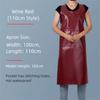 PU Leather Work Smock Oil-proof Cooking Work Clothes Durable Cleaning Apron  Dog Grooming