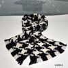 G·TENNA NX-C459 Women's Houndstooth Cashmere Scarf