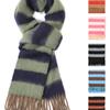 GRAVER [UNISEX] Logo Embroidered Stripe Bold Long Muffler_6 Colors