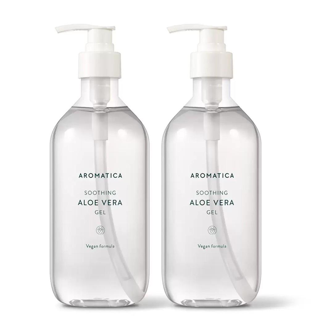 AROMATICA Успокаивающий гель алоэ вера 500 мл X 2