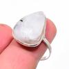 Moonstone Handmade 925 Sterling Silver Jewelry Ring Size 10 V2E09