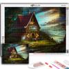 Популярная 5D Diy вышивка крестом лесная хижина картина полная дрель набор для вышивки крестом Наклейка на стену домашний декор