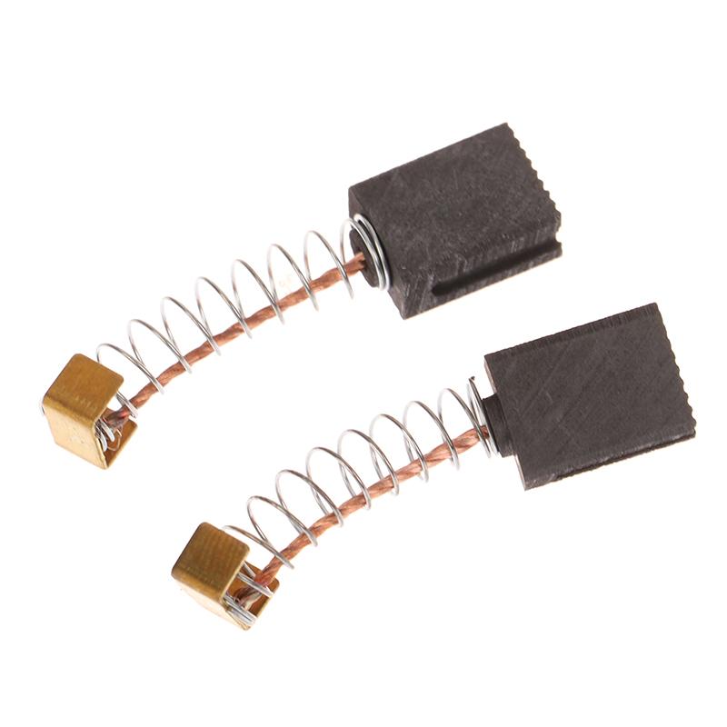 2 ШТ. Для Parkside PBH 1500 A1 6x10x14 мм Угольные щетки Угольки двигателя Шлифовальный уголь Угольные щетки двигателя Замена Угольный двигатель