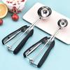 Ice Cream Stainless Scoop Multi-purpose Steel Cookie Scoop Ergonomic Grip Ice Cream Scooper