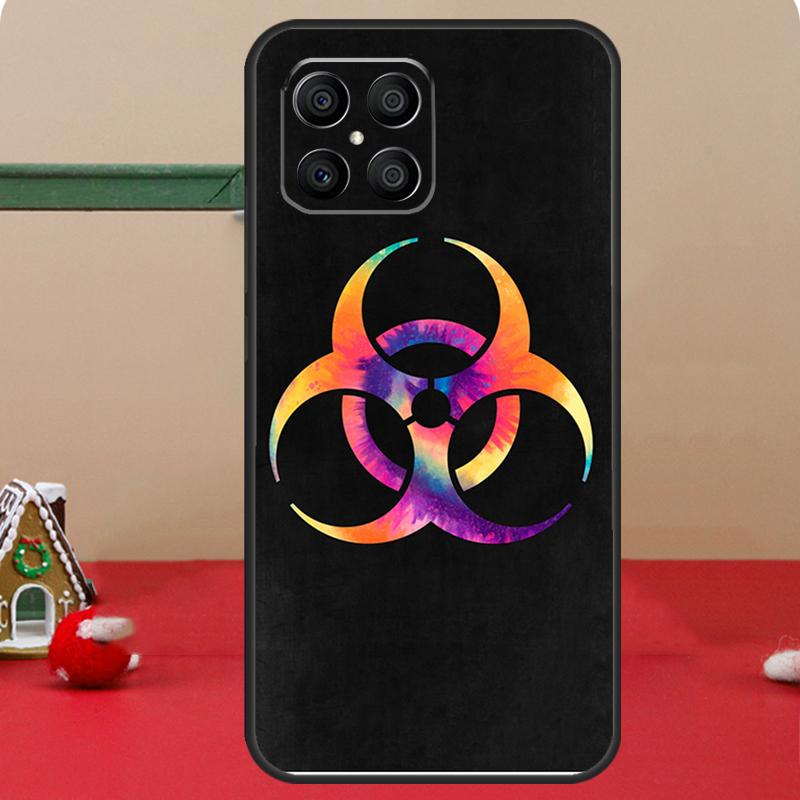 Логотип-символ биоопасности Чехол для Honor Magic 6 7 8 Pro Honor 400 200 70 90 Lite X8c X8b X9a X9b X9c X9d Win RT Чехол