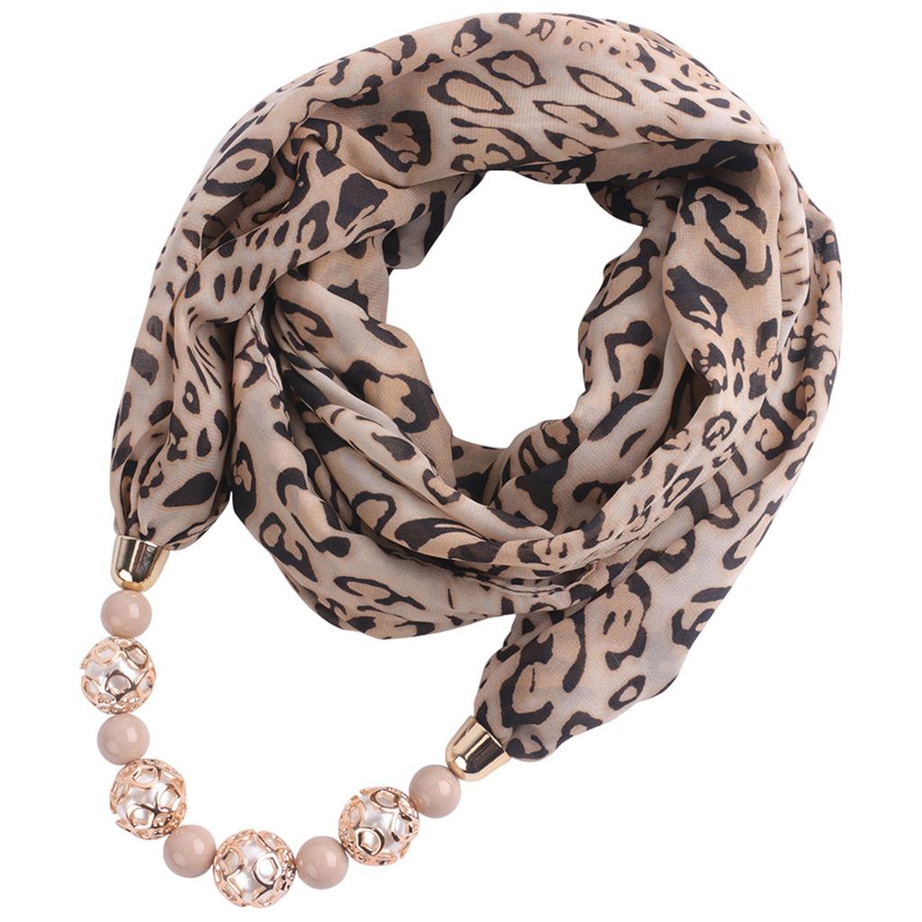 Великолепные бусины, шарф с круглым кольцом, женские аксессуары для шарфов, ожерелье, шарф в этническом стиле