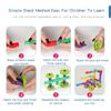 Construction Assembling Pipeline Tunnel DIY Brick Pipe Puzzle Blocks  Children Gift