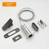 Magnetic Automatic Invisible Magnetic Lock Push-Open Design Silent Operation Concealed Lock Anti-theft Function One Press Open