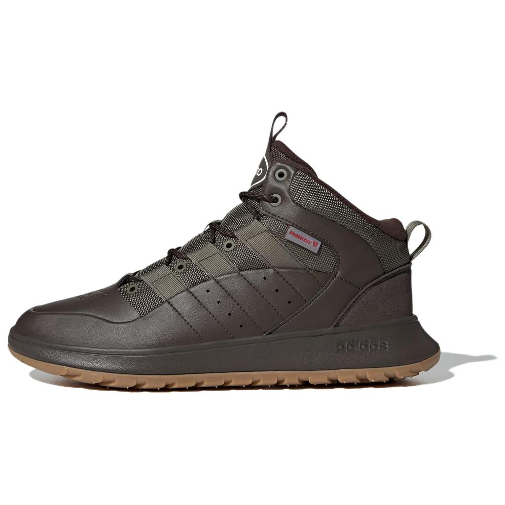 Adidas Fusion Storm 2.0 Comfortable Stylish Non-Slip Wear-Resistant Warm Mid-Top Retro Basketball Shoes Unisex Sneakers Brown Green JP7716