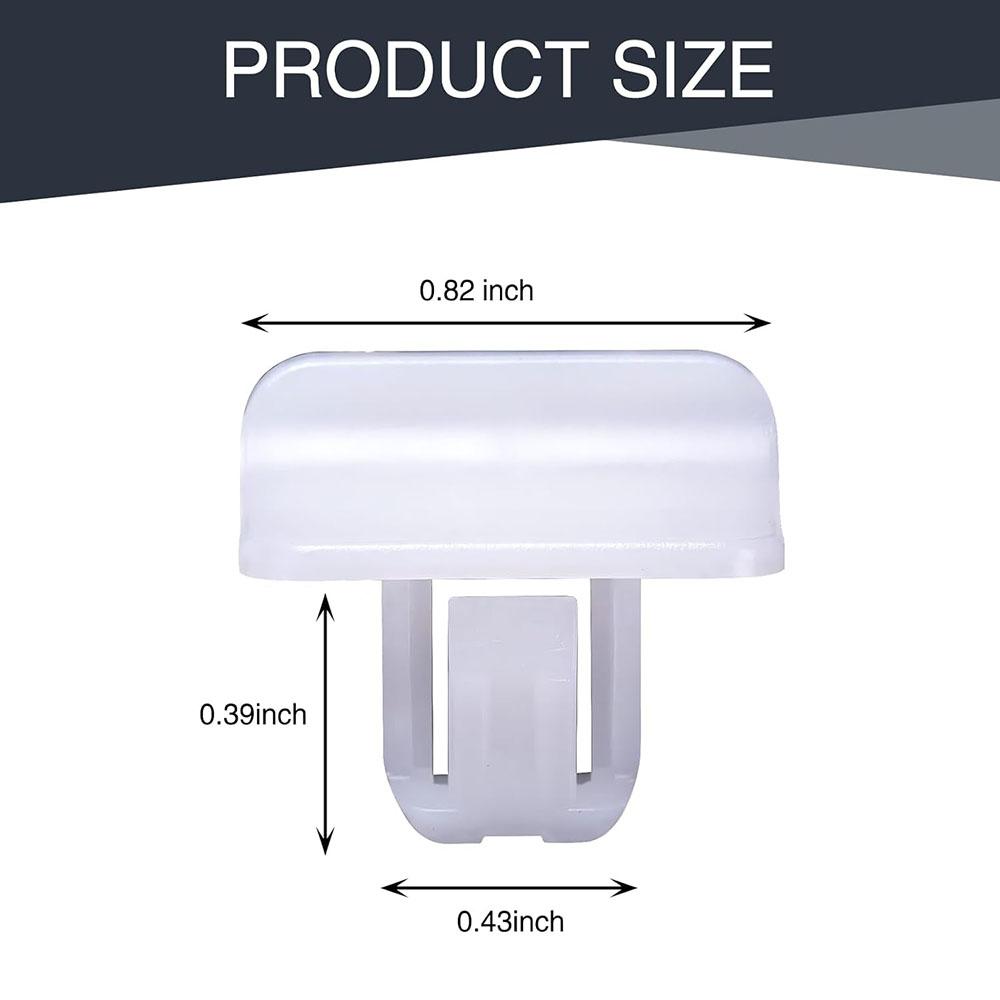 50PCS Bumper Grille Retainer Moulding Clips # 68225214AA For Chrysler Jeep Dodge