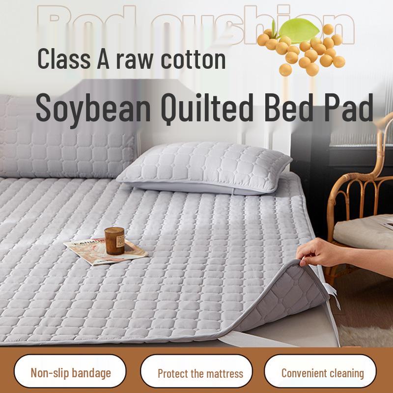 Стеганый наматрасник - Летний топпер для дома, спальни, отеля и односпальных кроватей для студентов