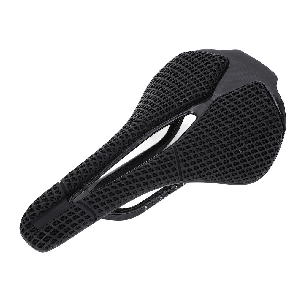 Bike Saddle High Strength 3D Printed Carbon Fiber Hollow Bike Cushion for Mountain Bikes