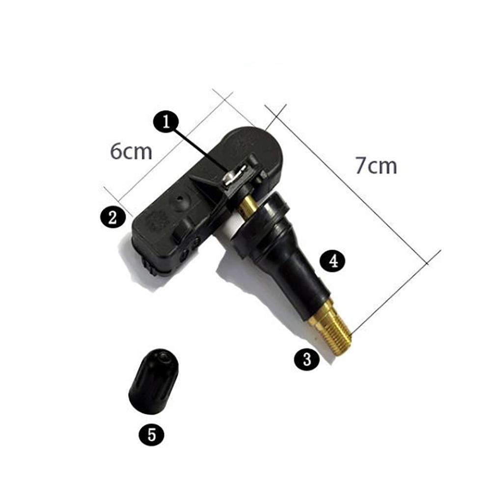 4X Датчик контроля давления в шинах TPMS для Chevy GMC GM 13586335 13598771 Черный