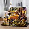 Great Basketball Player Flannel Blanket Soft All-Season Throw, Design for Camping, Car Travel, Hiking Sofa, Bed, Office Perfect Gift for Parties
