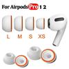 Амбушюры из пены с эффектом памяти для Apple Airpods Pro 2 1, силиконовые накладки-колпачки, сменные амбушюры, вкладыши для AirPod Pro, аксессуар