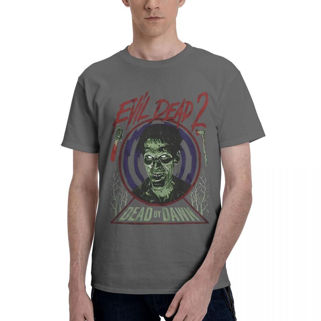 Evil Dead Ash Movie 100 Cotton Casual Breathable Confortable Tops Funny Mens TShirts T Shirt Men
