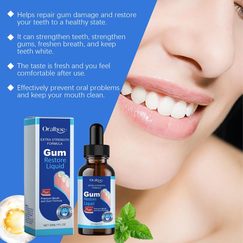 Damaged Gum Repair Care Gel Serum Relieve Sore Gums Allergy Deep Cleaning Teeth Stains Tartar Serum Dental Caries Toothpaste