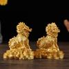 1 пара китайских медных статуэток бога-зверя фэншуй Килин Чи-Лин Килин для украшения дома