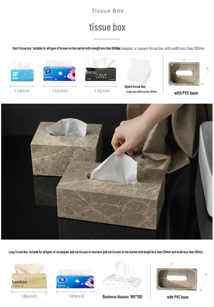 Набор для ванной DecoTalk Wabi-Sabi Мрамор: Матовая раковина, Аромадиффузор, Шкатулка для салфеток
