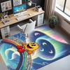 PAC Pattern Rug, Indoor/Outdoor Mat, for Picnic, Gameroom, Bedroom, Office, Living Room, Home Decor Carpet, Birthday Gift