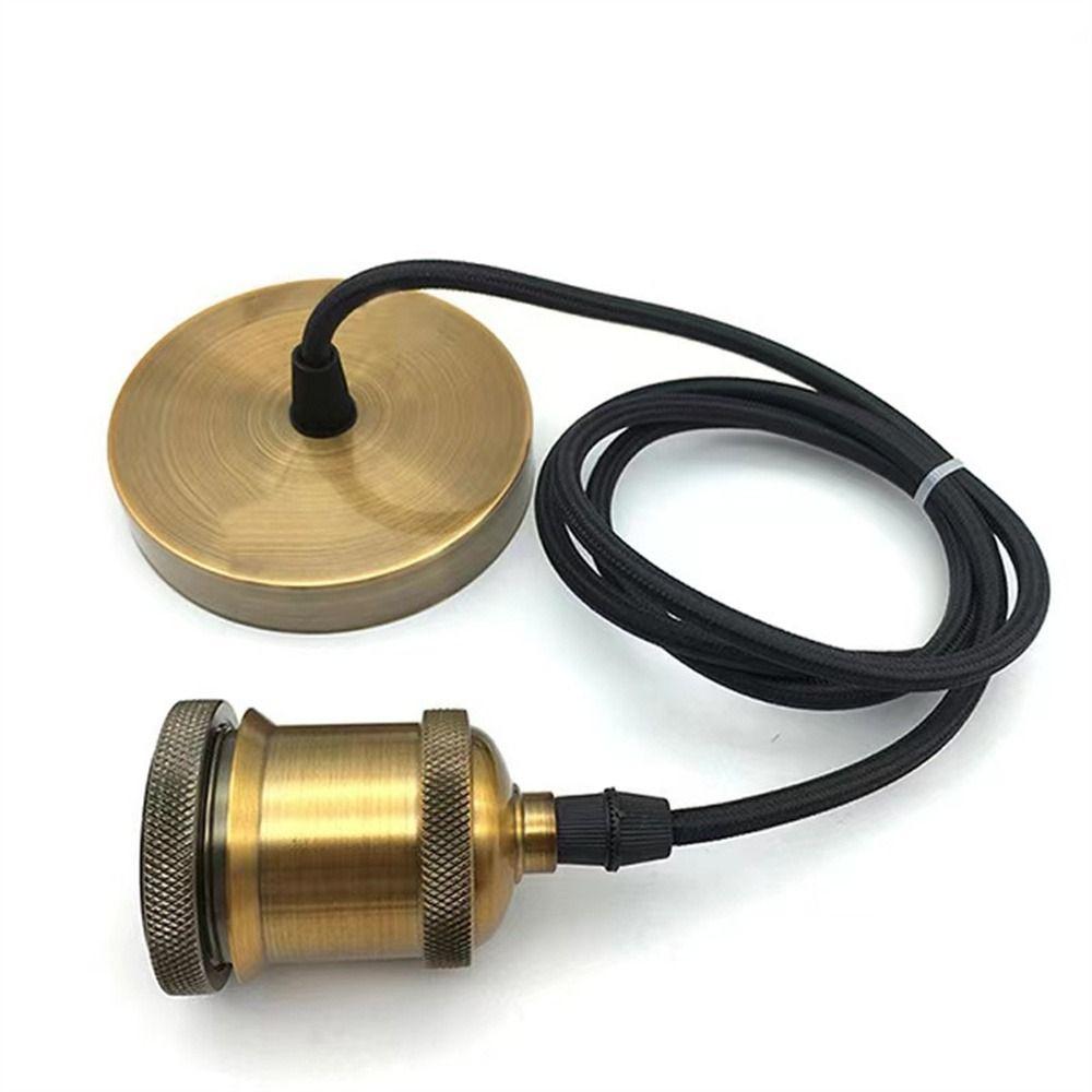 Socket Lamp Base Home Decoration Ceiling Light Bulb Holder Pendant Light Hanging Rose Lamp Fitting