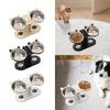 Elevated Pet Bowls with Stand Puppy Dish Lightweight Feeding Station for Small Dogs and Cats