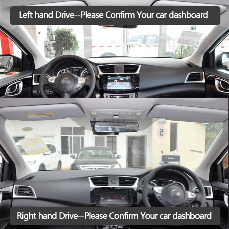 Sunshade Dashmat Accessories 2014 2015 2016 for Nissan Sentra B17 2013~2019 Pulsar Sylphy Anti-Slip Mat Dashboard Cover Pad