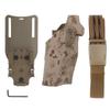 6354DO Кобура для пистолета Glock 17/19 с фонарем X300/X300U Airsoft -832 ALS Кобура на ногу с быстрым снятием