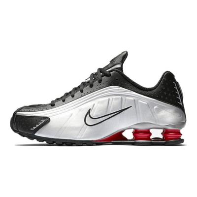 Кроссовки для бега Shox R4 Y2K в стиле ретро, удобные низкие кроссовки, унисекс, серебристо-черные BV1111-008(2024)