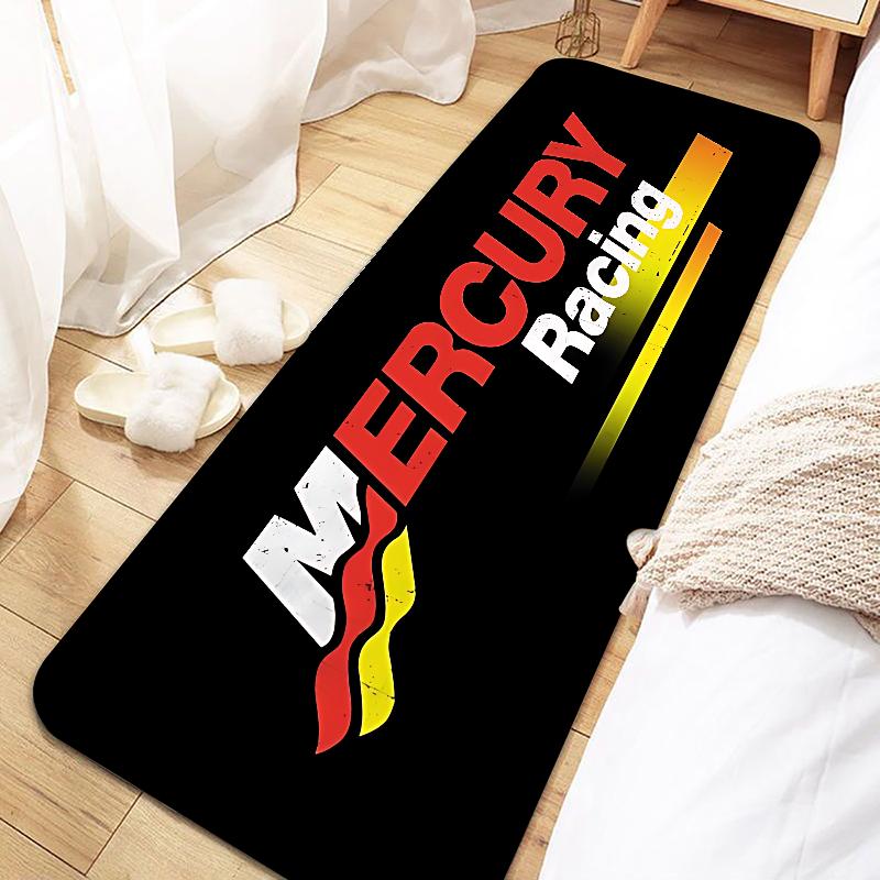 Mercury Racing Door Mat Entrance Non-slip Doormat Washable Kitchen Carpet Living Room Hallway Rugs Bathroom Bath Door Mats