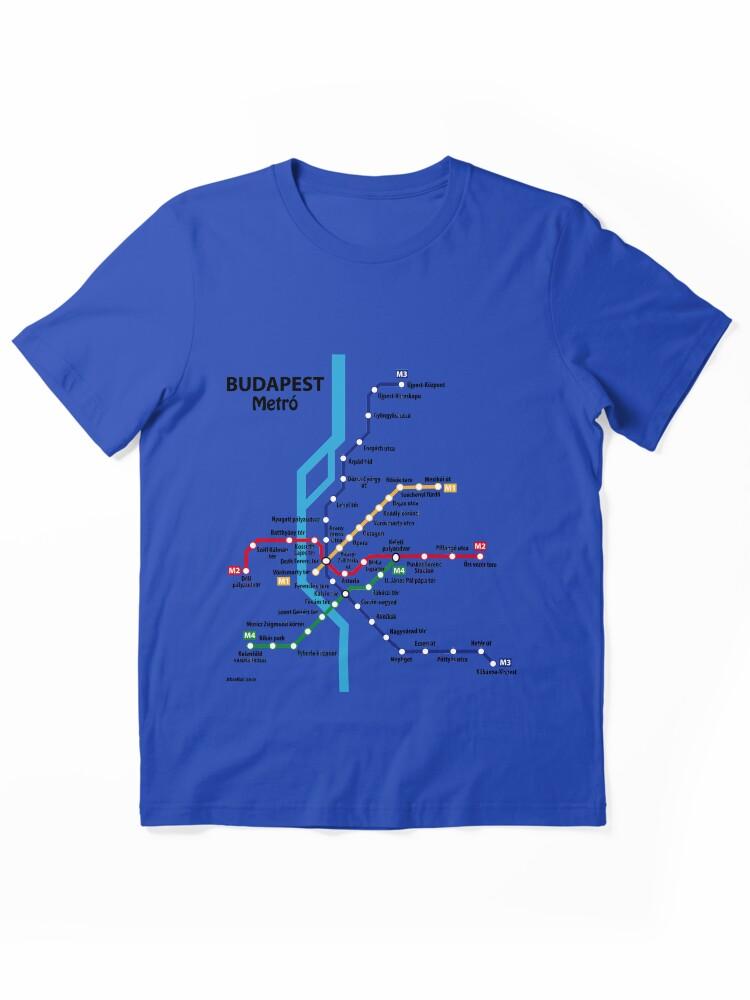 Metro BUDAPEST metro network Essential T-Shirt