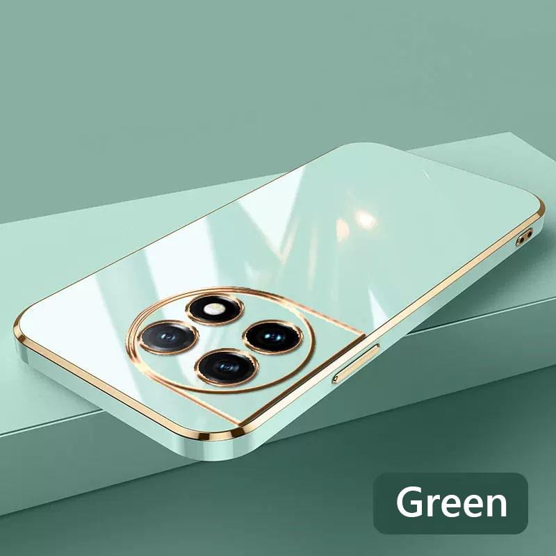 Роскошный чехол для телефона с квадратным покрытием для OnePlus 11 11R OnePlus11 OnePlus11R One Plus 11 5G противоударная мягкая силиконовая задняя крышка