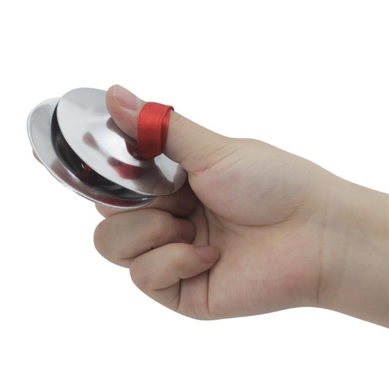 1 Pair Mini Small Kid Children Metal Hand Cymbals Gongs Band Rhythm Musical Percussion Instrument Children Handmade Toy