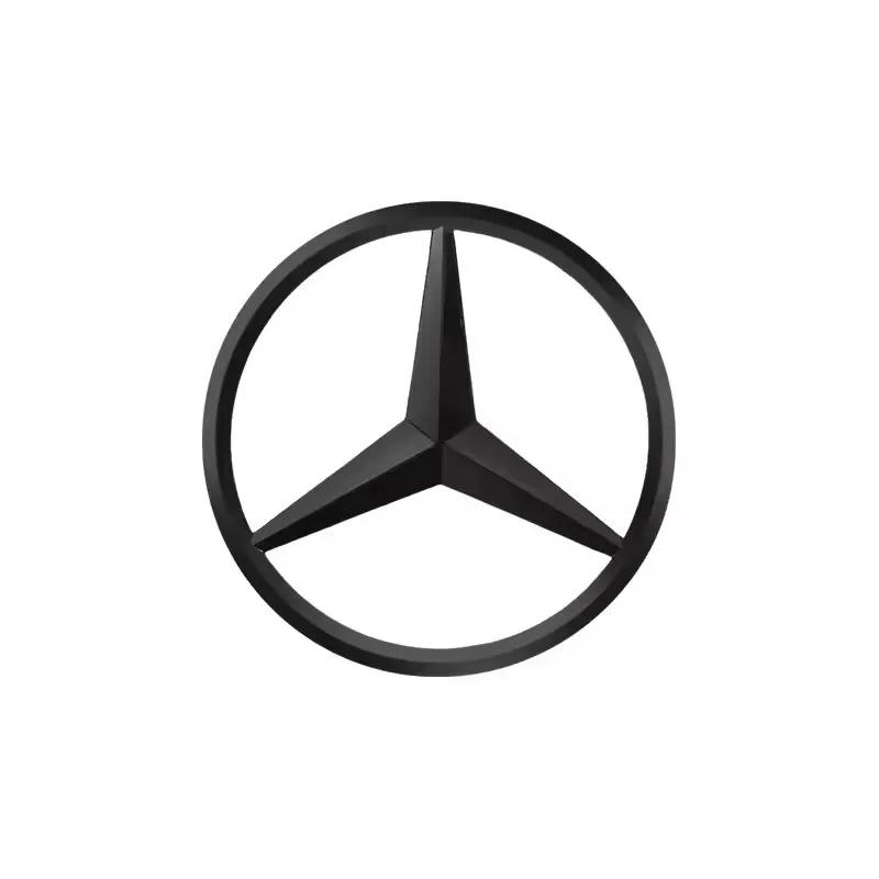 AABGY1 3D ABS silver/Black 9cm 90mm car rear Tail Trunk emblem badge sticker Decals For Mercedes Benz W117 W177 W176 X253 W247 W213