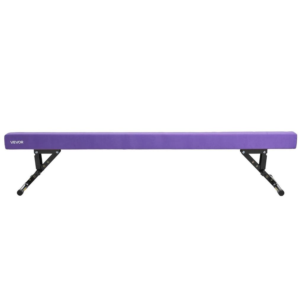 Adjustable Balane Beam for Kids, 8FT Gymnastics Beam, High and Low Floor Beams of 5 Adjustable Heights for All Gymnastic Levels, Professional